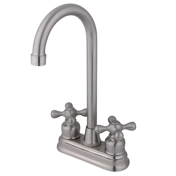 Bar Faucet, Brushed Nickel